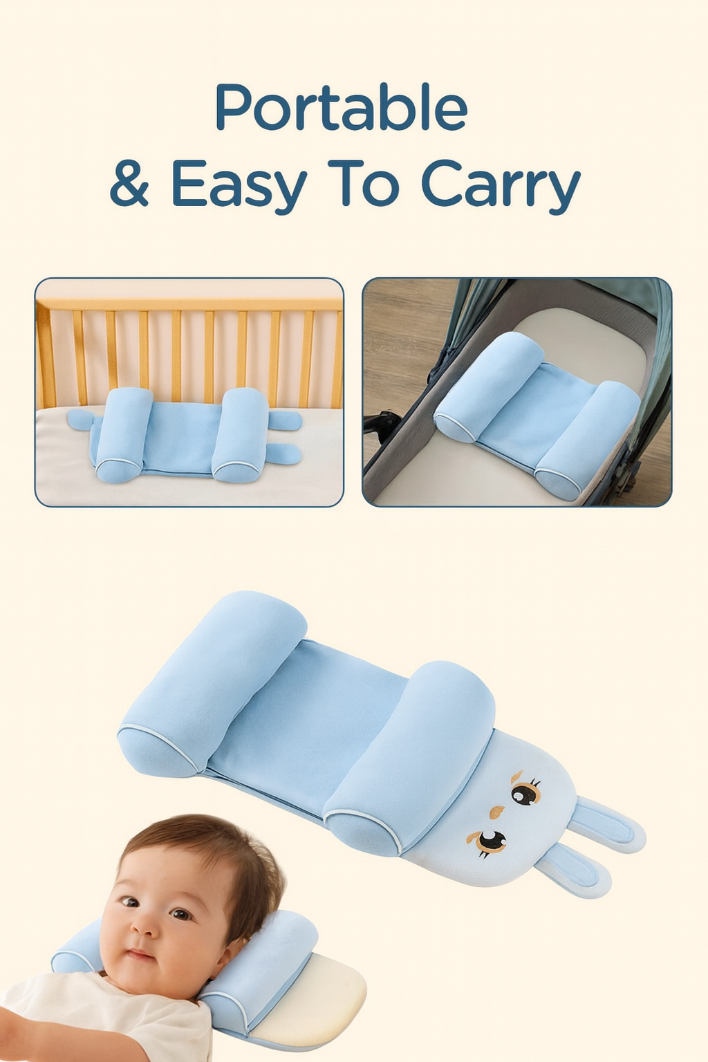 Newborn Baby Shaping Head Support Pillow