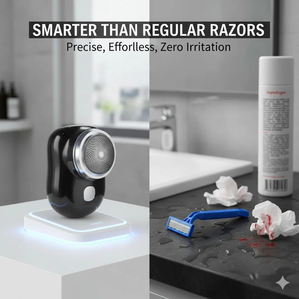 Mini Electric Beard Shaver – Groom Anytime, Anywhere!